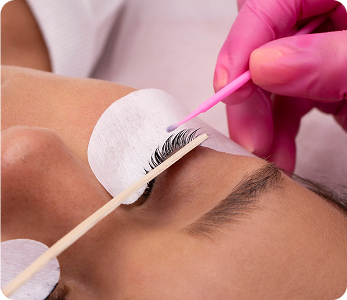Extensiones de pestañas